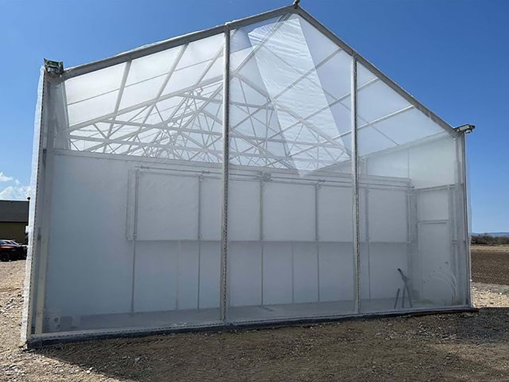 Light Deprivation Greenhouse Gutter Connected Multispan blackout systems for medical plants 6